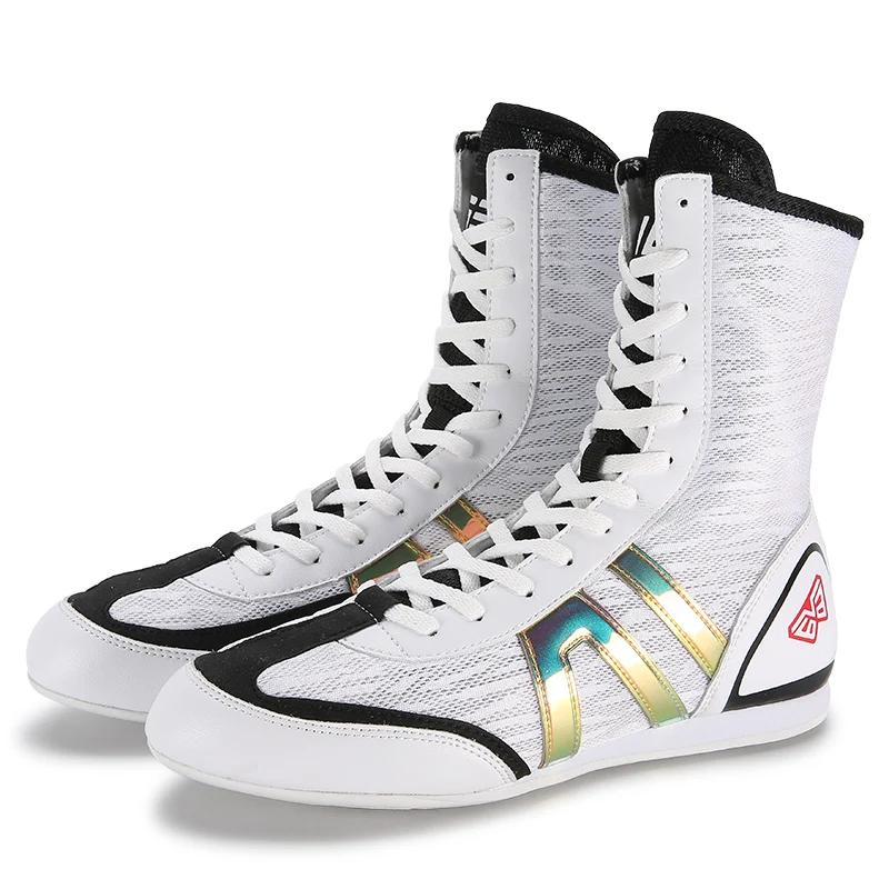 Men Wrestling Shoes Comfortable Fighting Training Adult Professional Competition Boxing Shoes Original Non-Slip Wrestling Boots