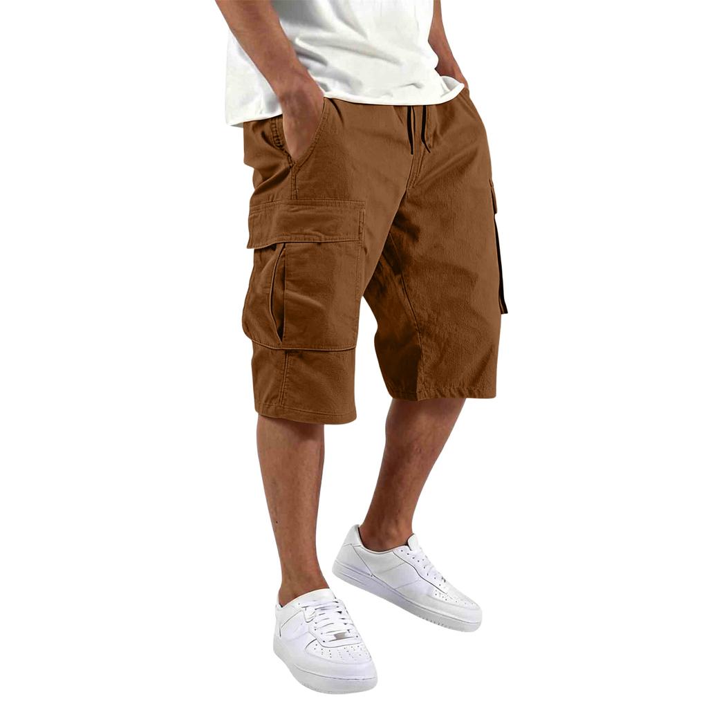 Herren Freizeitarbeit Shorts mit Kordelzug und Tasche