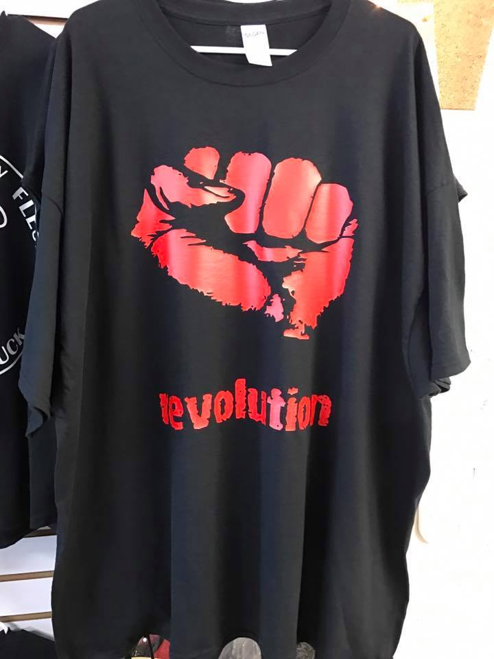 Revolution anarchy clutch fist anger Anon Anonymous Legion Tee T-shirt