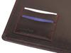 Genuine Leather Report Pad Holder - Made in Japan - Leather Report Holder, A4 Size (Black/Red)