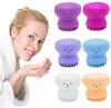 Garden Of Arts 1 PC Octopus Design Silicone Facial Cleansing Brush Face Exfoliator Massager Beauty Tool (RANDOM COLOUR)