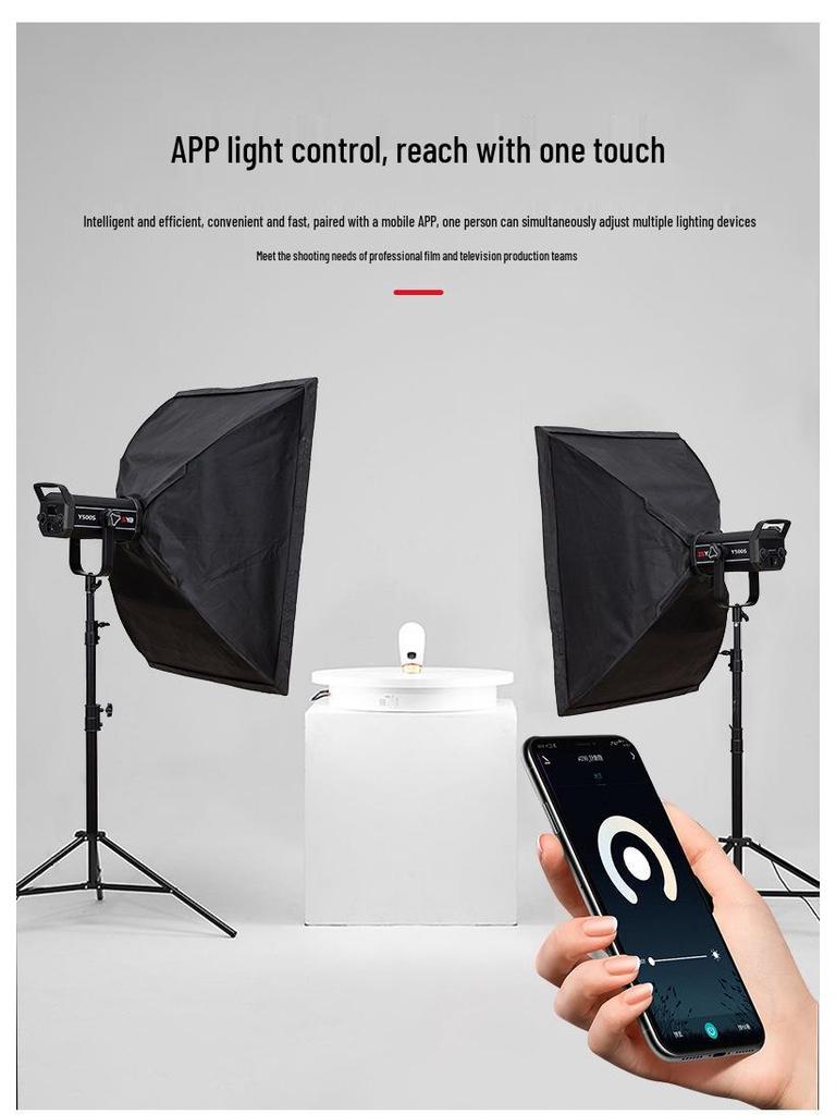 Yingbang Y500 Dual-Color Fill Light for Live Broadcast & Portrait Photography