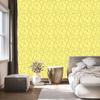 Wallpaper Geometric pattern cream and yellow, cream background 50x1000