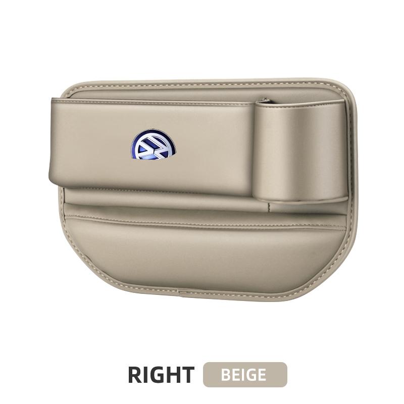 Car Seat Gap Storage Box Water Cup Holder Car Accessories For Volkswagen VW GTI Rline R Polo Golf MK8 Passat Magotan Tiguan