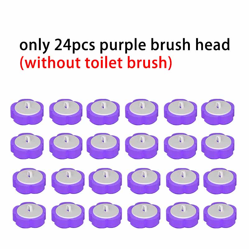 Disposable Toilet Cleaning System With Long Handle Bathroom Cleaning Sponge Brush With Replaceable Brush Head Toilet Accessories
