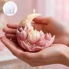 Food Grade Safe Silicone Mould Featuring Elegant Moon Tulips Designs For Home Candle Making With Easy Demolding
