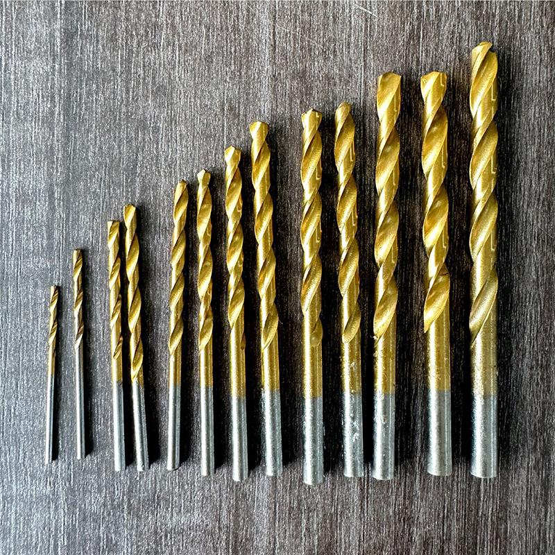 13Pcs 1.5Mm-6.5Mm Twists Drill Bit Set Metric Drill Kit Woodworking Metal Bit Tools For Ceramic Tile Glass Marble Concrete