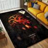 Targaryen Legacy Living Room Non-Slip Area Rug Soft Carpet for Bedroom Game Playroom Sofa Office Home Decor Doormat Christmas Gift C9211413