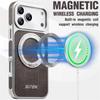 Luxury Back 360° Rotating Stand Solid Color Leather Phone Case for iPhone 13 14 15 16 17 Pro Max with Support Magnetic Charging