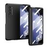 For For Samsung Galaxy Z Fold 5 4 3 2 5G Luxury Ultra Thin Hard PC Hinge Phone Case With Front Screen Glass Full Protection Case