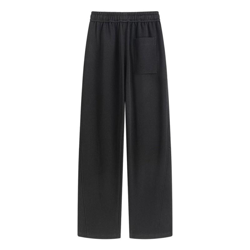 Mens Loose Straight Leg Sweatpants Fashion Embroidered Casual Sports Pants Size