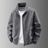 Men's Waterproof Jacket - Spring/Autumn, Casual Sports Top, Stand Collar, Quick-Drying, Lightweight.