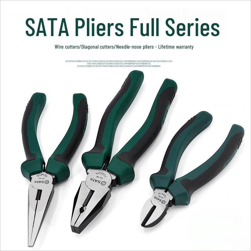SATA 8-inch Industrial Electrician Pliers