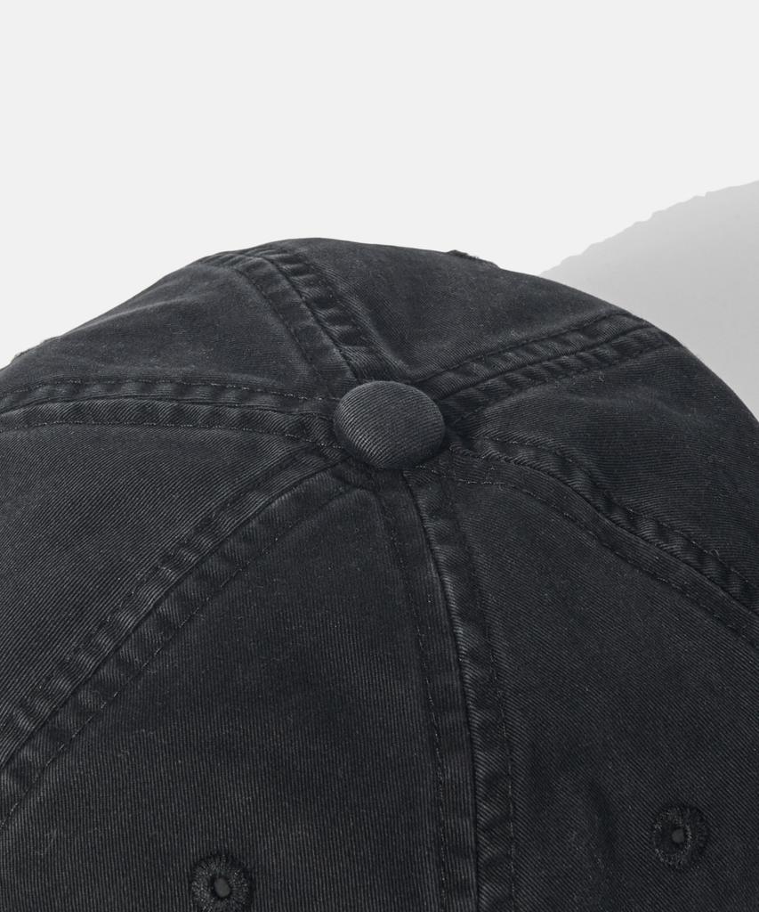 ESPIONAGE Cotton Vintage Cap Black