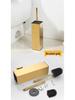 304 Stainless Steel Floor-Standing Toilet Brush with Punch-Free Wall Mount & Deodorizing Long Handle