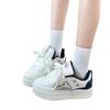 Thick-soled Heightening Original Niche Bread Shoes Autumn and Winter New Little White Shoes Versatile Board Shoes Women