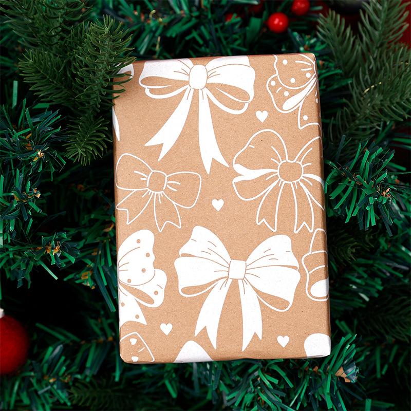 Festival-Geschenkpapier Festliches Dekorationspapier Weihnachtspapier Schnee für Weihnachtsgeschenke Saisonale Veranstaltungen