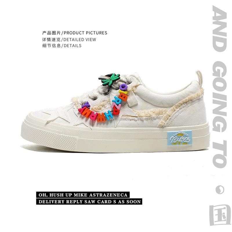 

Color-changing stars couple s little white shoes 2025 new casual board shoes men s and women s versatile design spring and summer shoes 35 белый