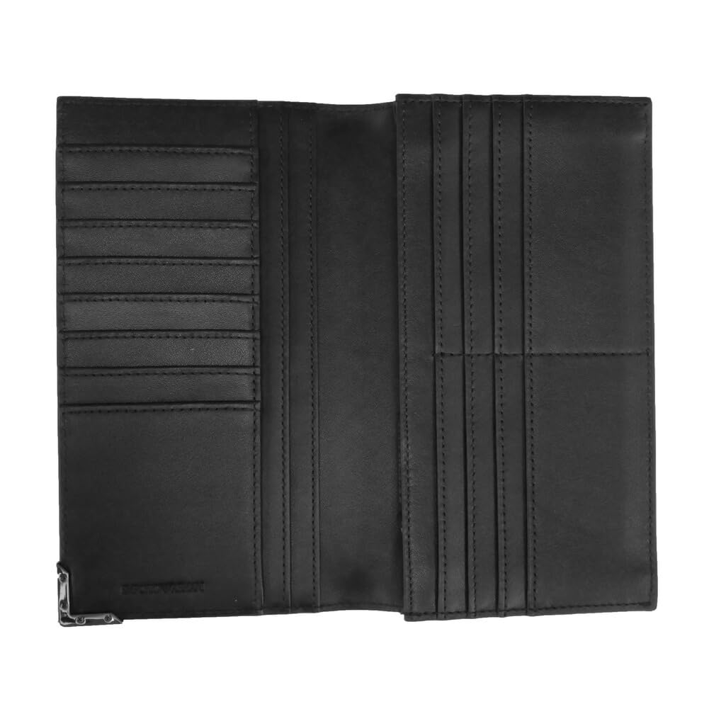 long wallet coin Y4R624 YQ82X Black [Emporio Armani] Men's bi-fold (with purse) [item]