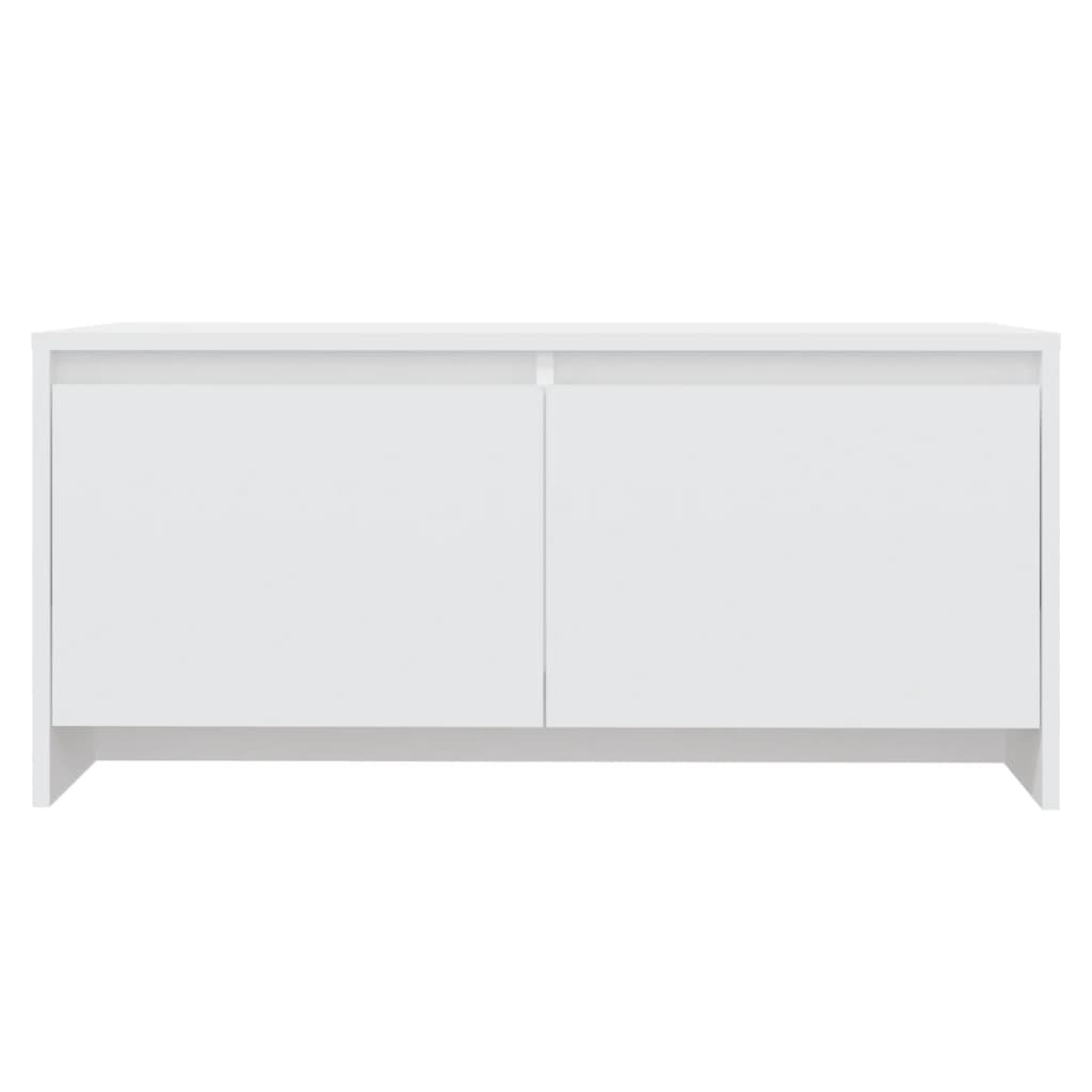 Vidaxl Stolik Kawowy, Biały, 90X50X41,5 Cm, Materiał Drewnopochodny