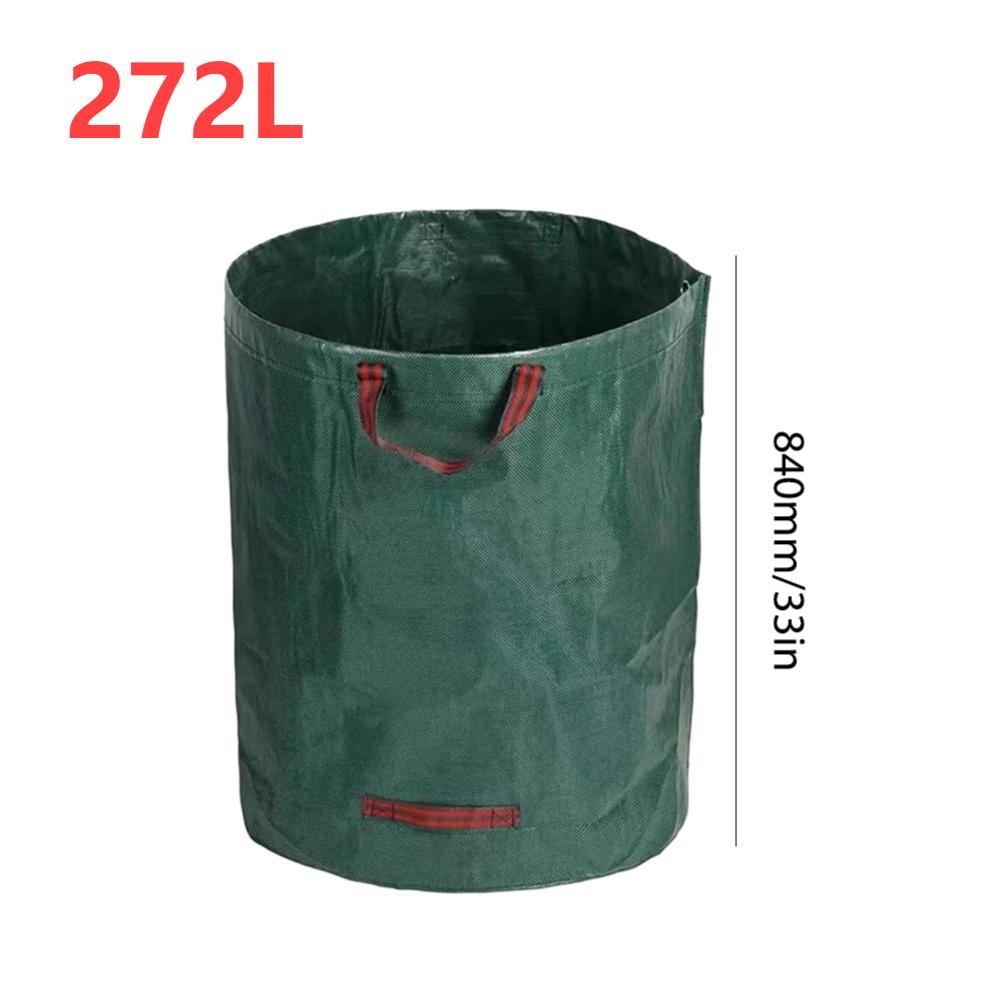 Garden Waste Bag 60L-500L Large Capacity Leaf Sack Light Trash Can Foldable Grass Container for Lawn Yard Pool Leaf Storage Bag