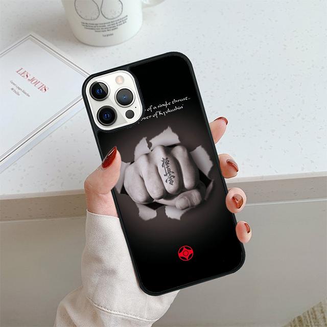 Kung Fu Oyama Kyokushin Karate Phone Case For iPhone 17 Air 14 15 16 13 12 Cover For Apple 11 Pro Max 6S Plus SE2020