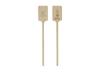 Strix Design Wooden Stirrer Disposable BIALETTI Logo Branded Environmentally Friendly Individually Wrapped Coffee Espresso 50 Pieces Length Approx.