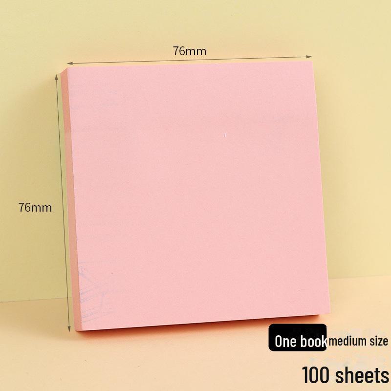 Morandi Color Hand-Torn Sticky Notes, N Times Sticky Student Notes, Solid Colors