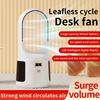 Ventilador a Bateria, Carregamento TIPO-C, com 3 Velocidades de Refrigeração, Ventilador Pessoal de Mesa para Quarto, Escritório, Casa.
