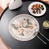 Heat-Resistant, Waterproof Leather Dining & Tea Table Mat - Luxury No-Wash Placemat, Oil-Proof Bowl Mat, Insulating Round Design.