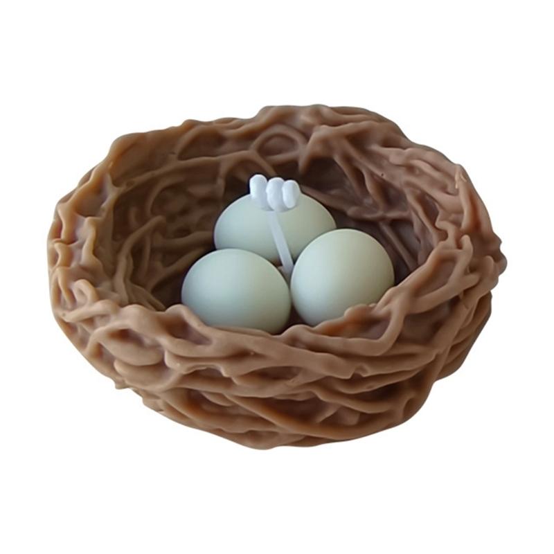 Epoxy Resin Bird Nest Ornament Mold Silicone Crafts Mold for Home Decoration