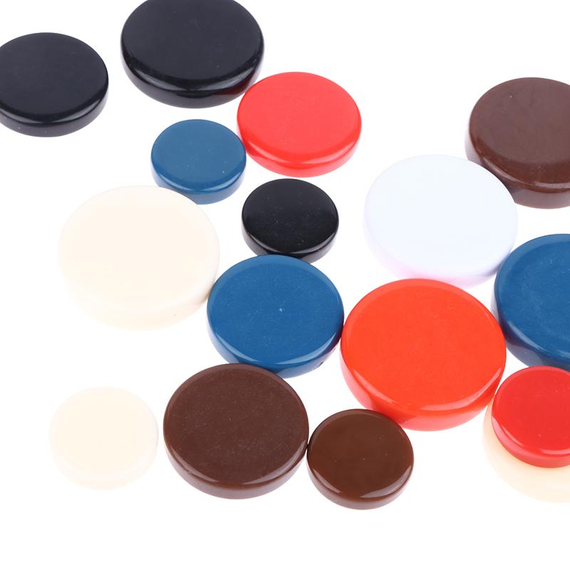 15Pcs Western Chess Draughts Set 20MM 27MM 32MM Multi Color Plastic Checkers for Educational Home Use Parties