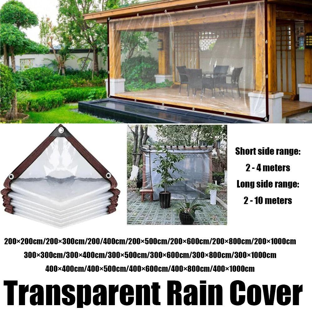 Schneefester transparenter Regenschutz Wasserdichtes regendichtes Tuch Wasserdichte Plane Gartengebrauch