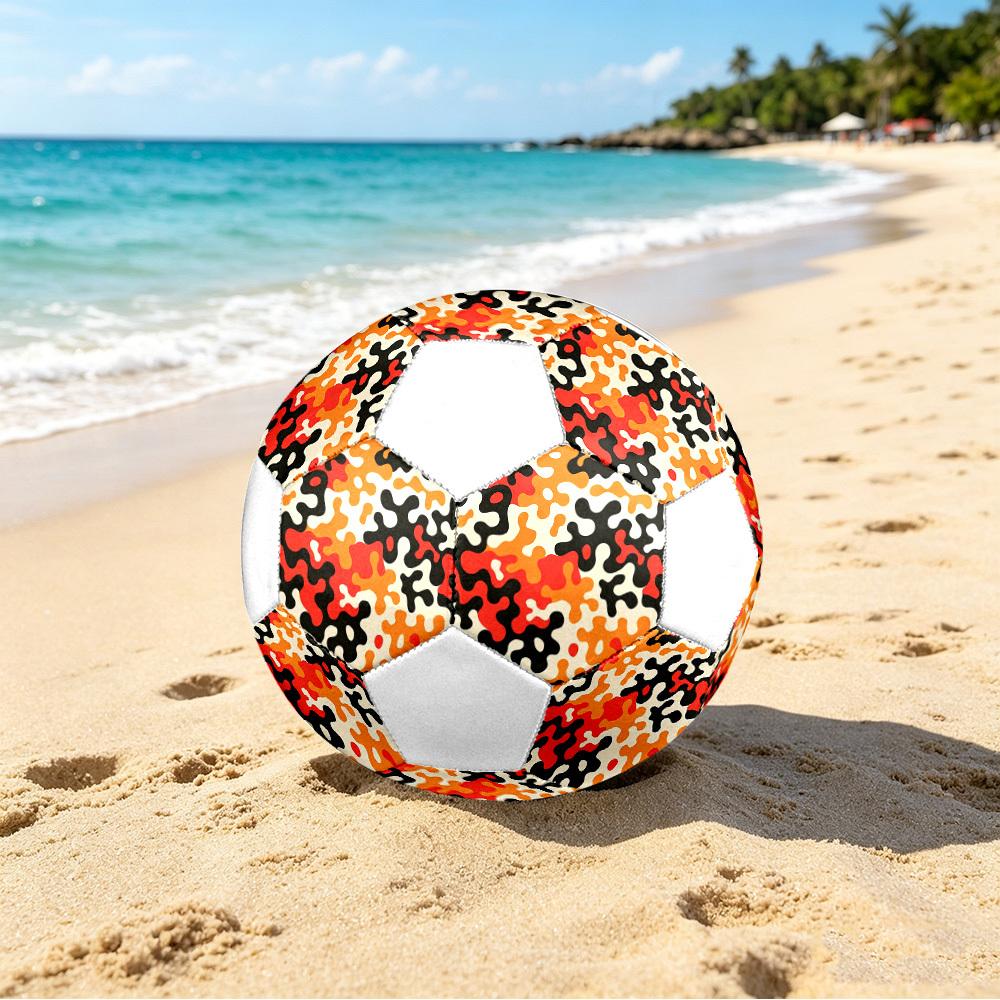 1pc Abstract Lightweight PVC Training Soccer Ball, Size 5, Suitable for Indoor and Outdoor TrainingGift Y60374