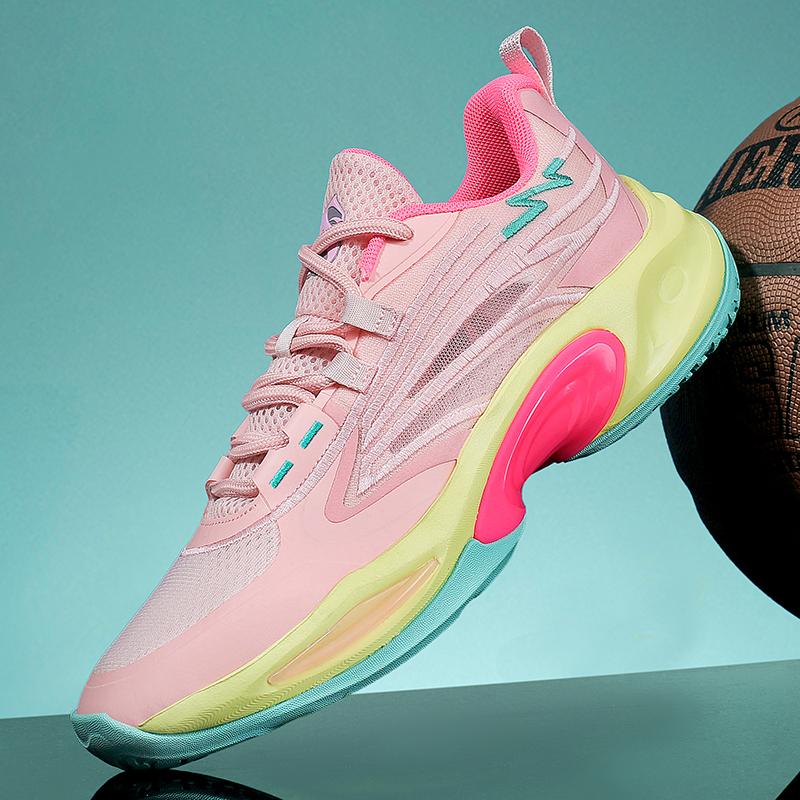 High Top Basketball Shoes Non Slip Sports Sneakers Cushioned Training Court Shoes for Men and Women Outdoor Athletic Daily Wear
