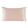 One Side 100% Mulberry Silk Pillowcase with Hidden Zipper Solid Color Pillow Case for Sleep and Skin Care