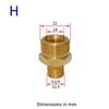 Metal Adapter Foam Nozzle Foam Generator Foam Gun High Pressure Washing Soap Foamer Car Wash For Nilfisk Karcher Huter Elitech L