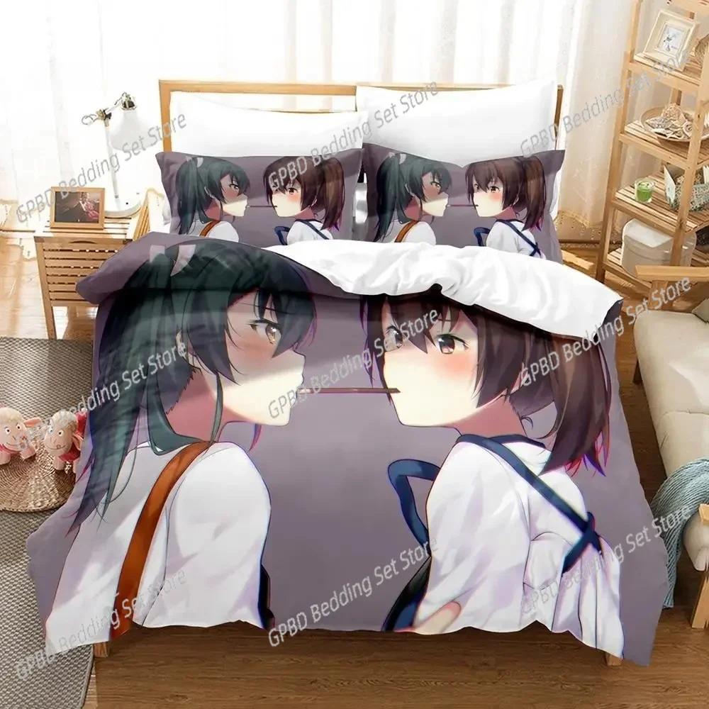 3D Kawaii Anime Zuikaku 3D NEW Duvet Cover Pillowcase Bedding Set Adult Boy Girl Bedroom Decoration Children Single Double Large