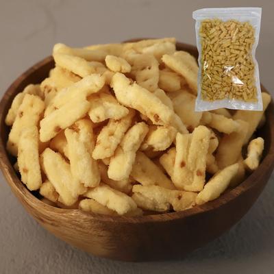 Dossari Agesen Reis 500g Snacks Delikatessen Erdnüsse Snacks Senbei frittierte Reiscracker mit der perfekten Salzmenge zum Verzehr (Salzkräcker)