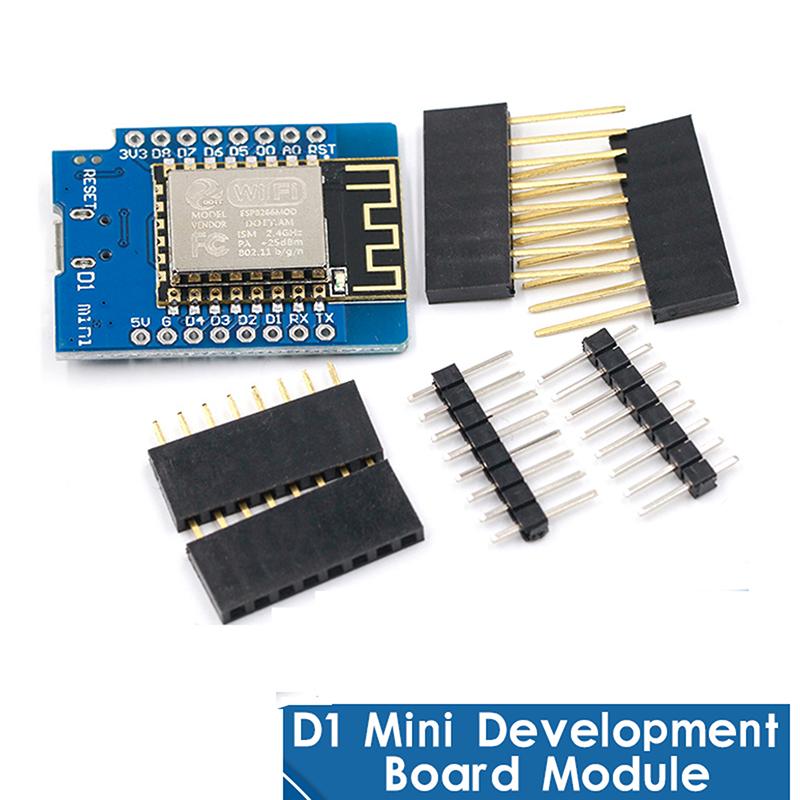 1/2PCS ESP8266 D1 Mini NodeMCU WiFi Development Board Mini Internet of Things WLAN Module 4MB Flash Micro USB Serial Chip Board