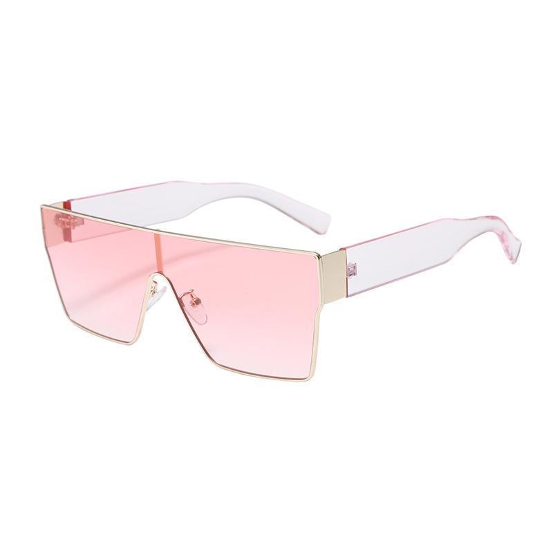 Sunglasses New European and American fashion UV protection men's driving women's high-end metal square sunglasses