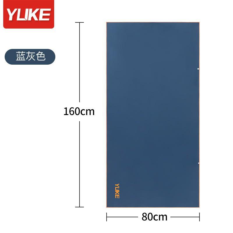Towel Double-sided Velvet Microfiber Beach Water-absorbing Quick-drying Bath Wholesale Swimming 80x130 синий