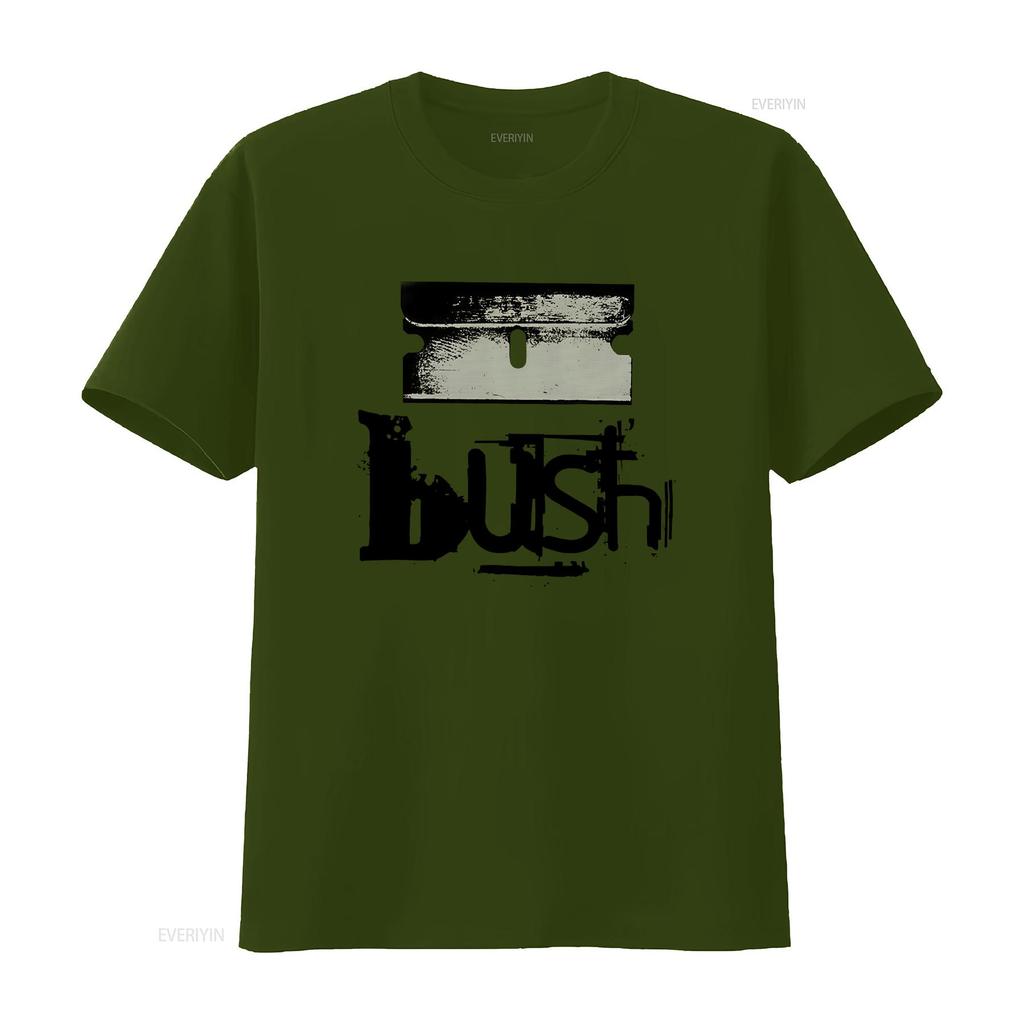 Rare Bush Band Unisex All Size T Shirt 10d756 Vintage Washed Stylish Versatile Casual Soft Fashion Stretched Unisex Comfortable