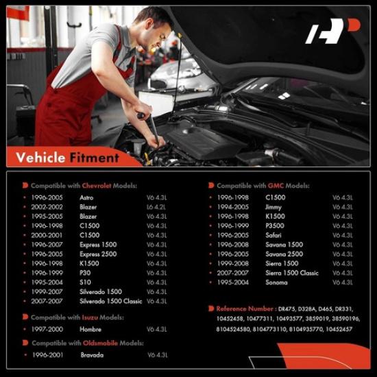 Ignition Distributor Cap Compatible with Vehicles - V6 4.3L Silverado V6 Engine