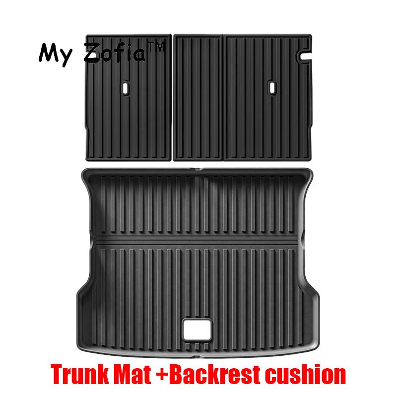 for Xpeng G6 2024 2025 Car Floor Mats Cargo Liner Trunk Pad TPE 3D Xiaopeng Foot Mat Waterproof Odorless Tray Set LHD & RHD
