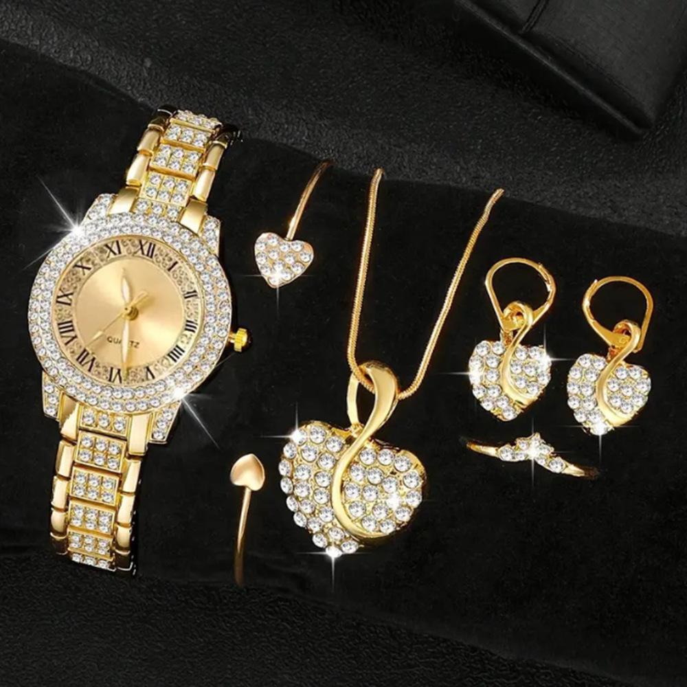 Ladies Fashion Bracelet Watch Diamond Inlaid Watch Cornucopia Roman Quartz Watch Women'S Watch