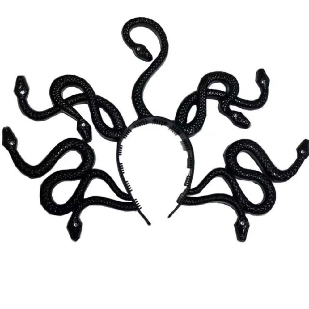 Colored Halloween headband Greek Mythology Cosplay Prop New Snake Hair Hoop Party Supplies