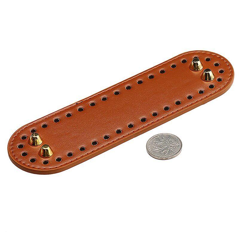 High Quality Oval Round Bottom for Knitted Bag Leather Bag Accessories Handmade Bottom with Holes Diy Crochet Bag Bottom
