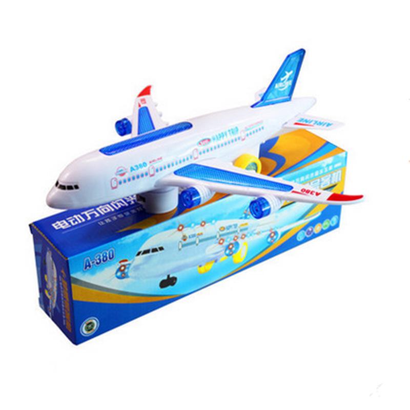 A380 Universal Model Aircraft Toy with Music and Lights for Kids