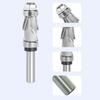 Compression Spiral Flush Trim Router Bit 12 Shank Carbide for Accurate Edge Routing on Wood Plastic and Laminate